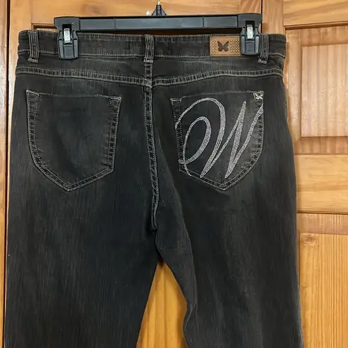 Weekend MaxMara Slim Fit W11 Jeans with Rhinestone Pocket Size 10