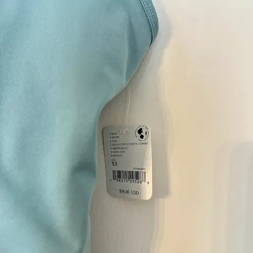 Free People  Easy Tiger Shortsie in Eucalyptus/White Combo Size X-Small NWT