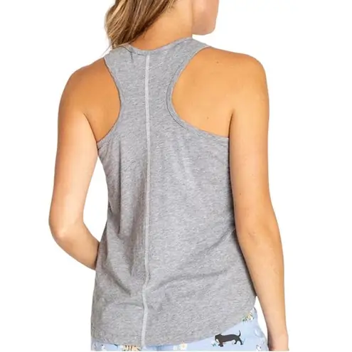 P.J. Salvage NEW Women's Size Small Dog Days of Summer Gray Tank Top