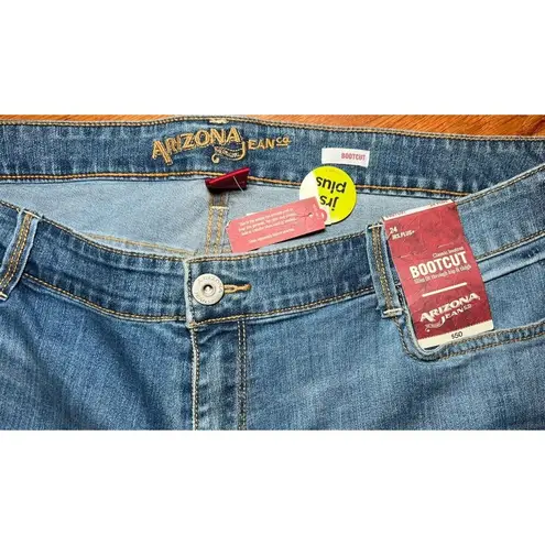 Arizona Jean Company High Rise Flare Leg Blue Jeans Size 24 Juniors Plus