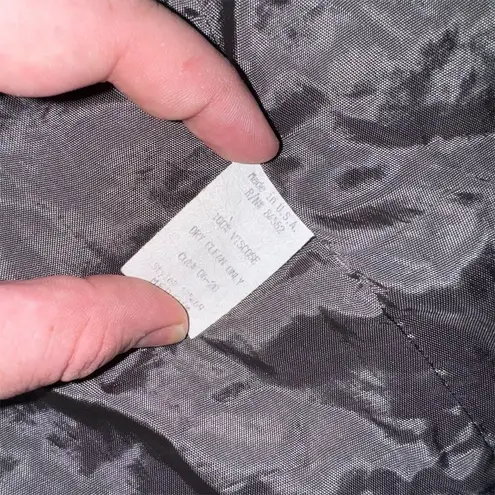 Women's Floral Velvet Jacket Multicolor 3/4 Sleeve Size XL Orange