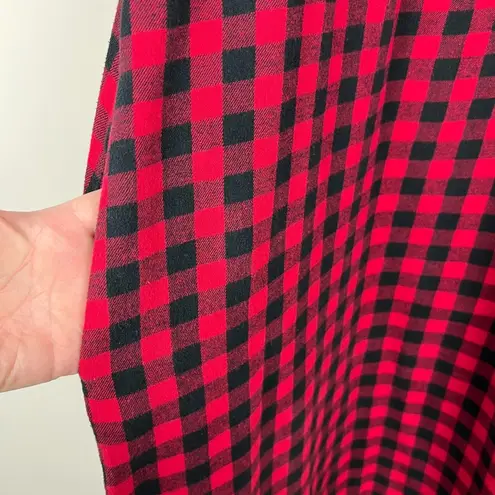 Lanz of Salzburg Nightgown Womens Large Red Buffalo Check Plaid Flannel Long L - Image 7