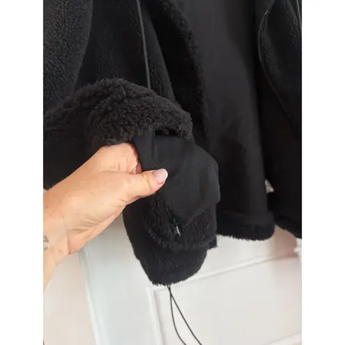 Varley Montalvo Sherpa Faux Fur Jacket Black Size M