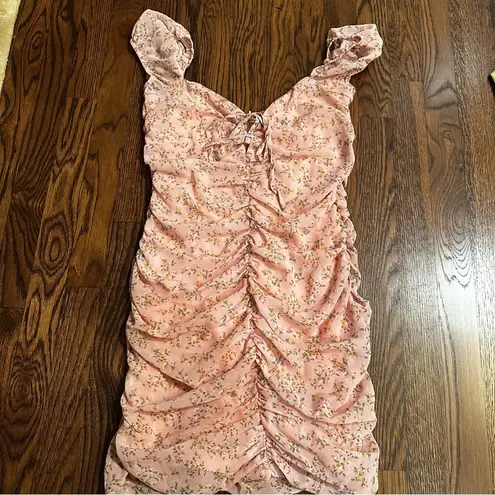 Tiger Mist  Cayden Mini Dress Pink Floral | small