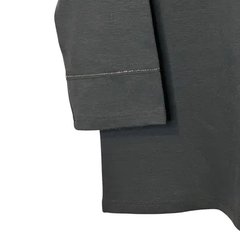 Louie Made in Korea Elegant Gray Tunic Art to Wear Academia Contemporary Chic Size undefined