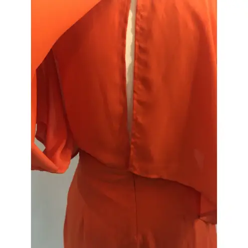 Jealous Tomato Romper~ Orange ~ Size Sm ~ Slit Back ~ Very Cute!