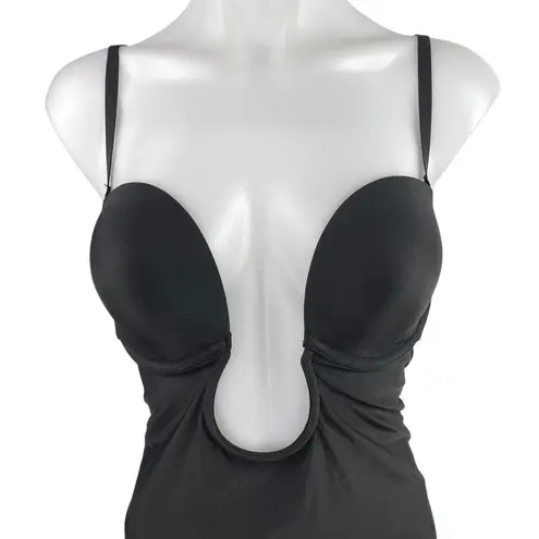 SKIMS NEW Deep Plunge Black Sleeveless Cami Shapewear Bodysuit Tank Top Size XL