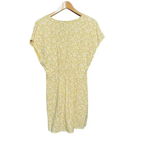 Abercrombie & Fitch Abercrombie &‎ Fitch Yellow and White Floral Button Up Dress Size Small