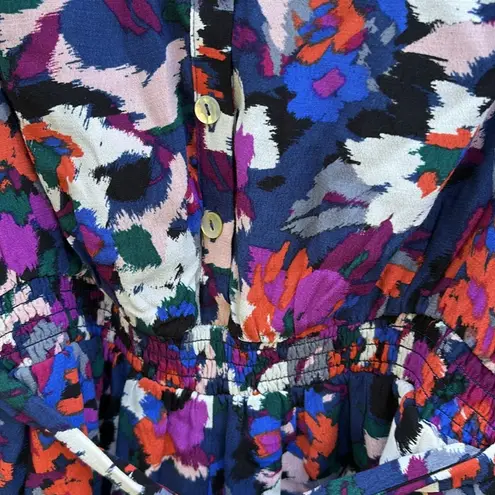 Evereve NWT Hadley Shorts Romper Abstract Floral Size Small Retail $109.00