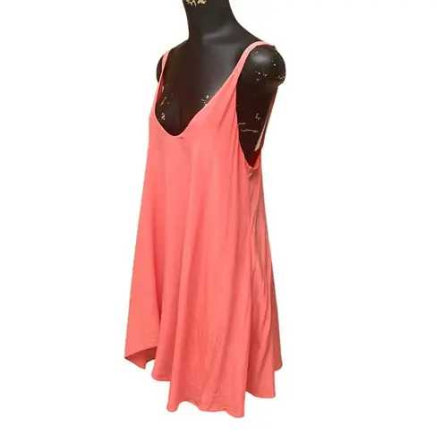 Rory Beca Harira Silk Aline Slip Dress in Salmon Pink Size Medium