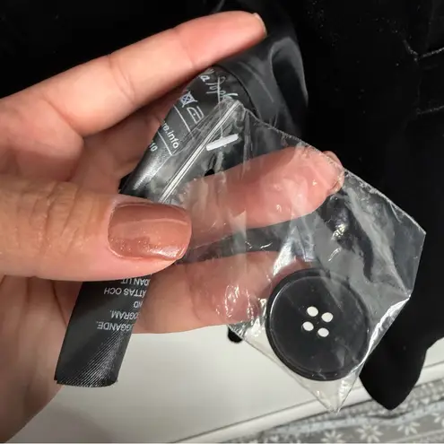 NWOT Ulla Popken Women's Velvet Black Blazer Plus Size 20/22 Casual Workwear