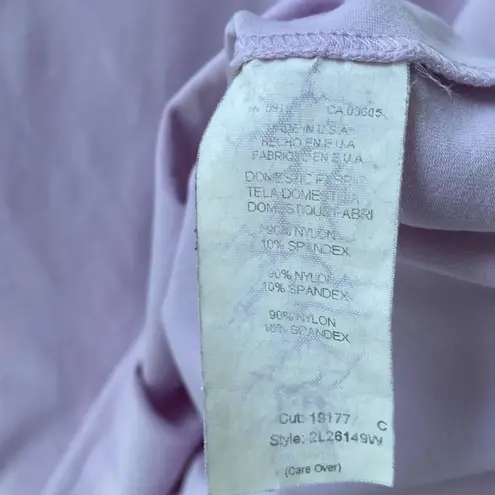 Karen Kane ๐ Lavender Soft & Silky Stretch Knit Sleeveless Tank Top Plus-Size 2X