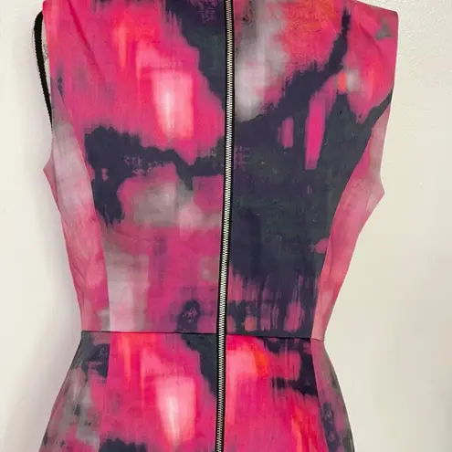 Piol Womens Dress Size Small Tie Dye Fit Flared Colorful Short Office Work Wear