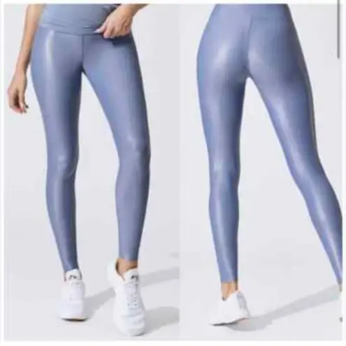 Carbon38 High Waisted Legging in Takara Shine Denim Blue Size XS
