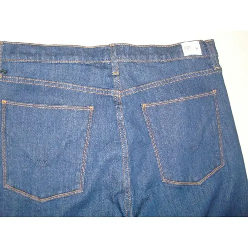 Hudson New Womens Designer Jeans 31 NWT High Rise Zoeey Straight Deep Blue Dark