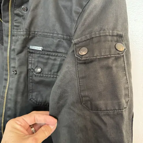 Legendary Whitetails Women's Field Guide Jacket Black Large Flannel Lined