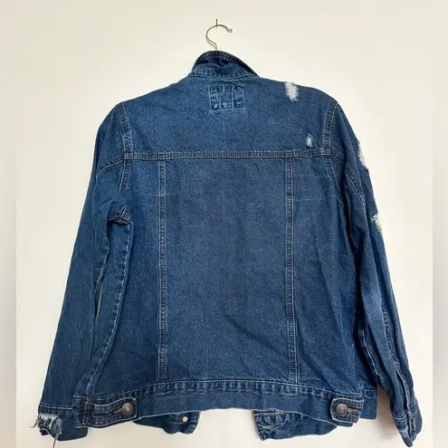 Wax Jean Wax Jeans embroidered denim jacket
