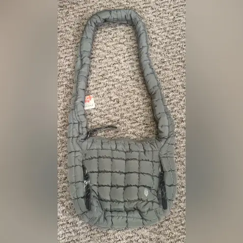 NWT Free People FP Movement Quilted Mini Carryall Sling