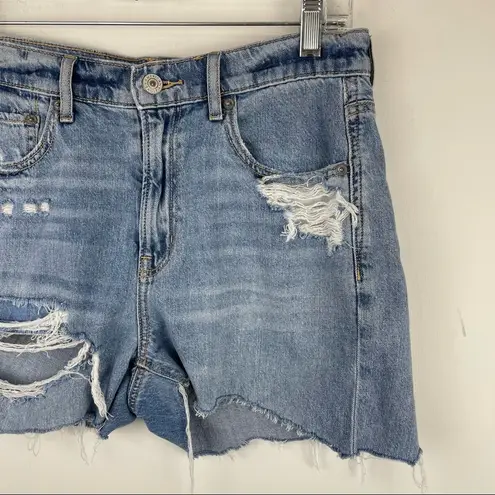 American Eagle  Skater Jean Distressed Cut Off Jean Shorts Sz 4