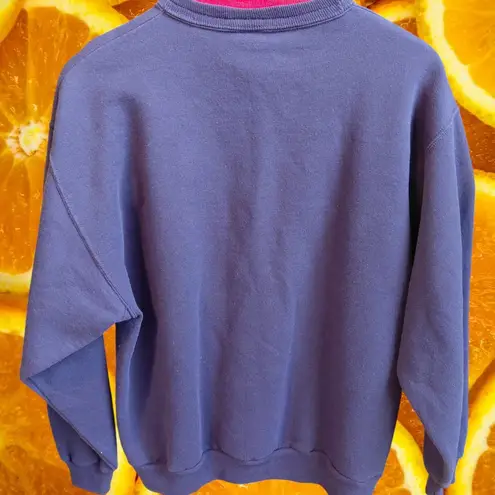 Top Stitch by Morning Sun Navy Blue Cardinal Bird Embroidered Size M Size M