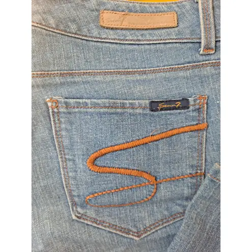Seven7 Premium Denim Boot Cut Jeans Light Wash Women's Size 12