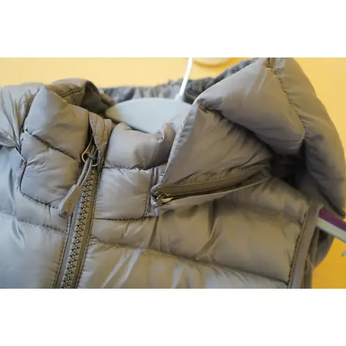 32 Degrees Heat Thermal Lightweight Puffer Vest Detachable Hood Gray Size XS - Image 9