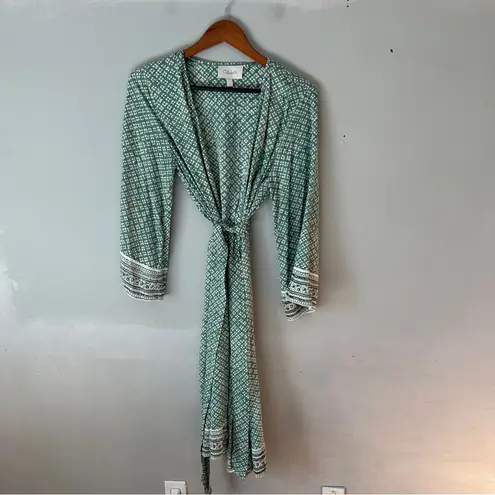 Cleobella x Revolve Garnet Kimono Robe Dress Green Murda Small