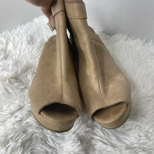 DKNY Estelle Peep Toe Wedge Platform Booties size 9 thumbnail 4