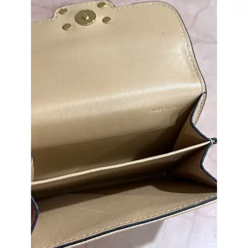 Valentino Garavani V Logo Card Case in Cappuccino Womens Leather Wallet