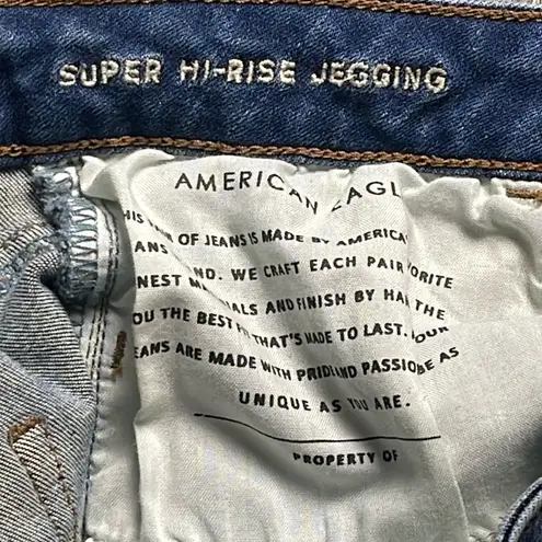 American Eagle  Super Hi-Rise Next Level Stretch Jeggings Size 10 Short