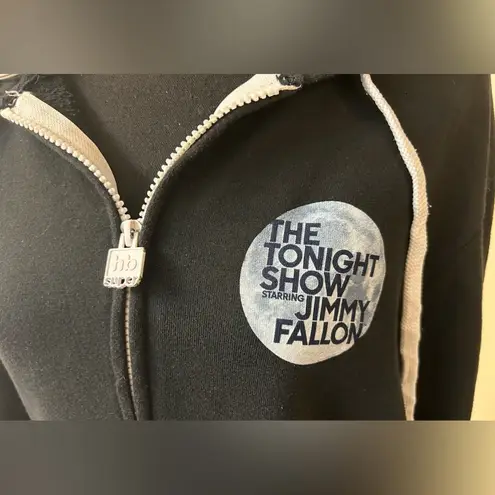 Hoodie Buddy The Tonight Show with Jimmy Fallon Zip Hoodie with Earbuds Large Black