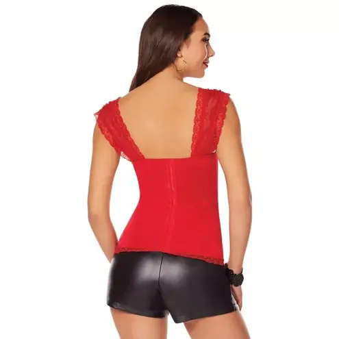 Spirit Halloween Red Lace Corset