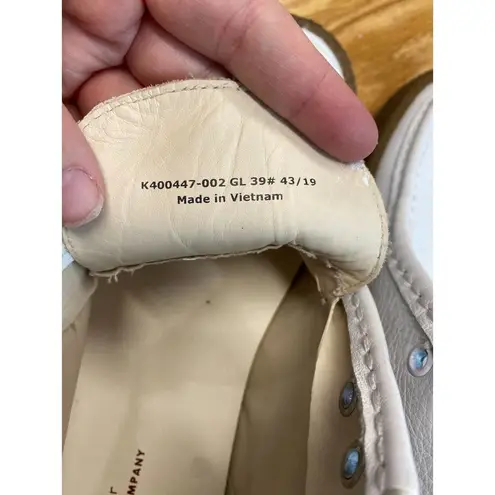 Camper POP Ankle Boots Women's 8 White Brown Leather Lace Up Comfort S11