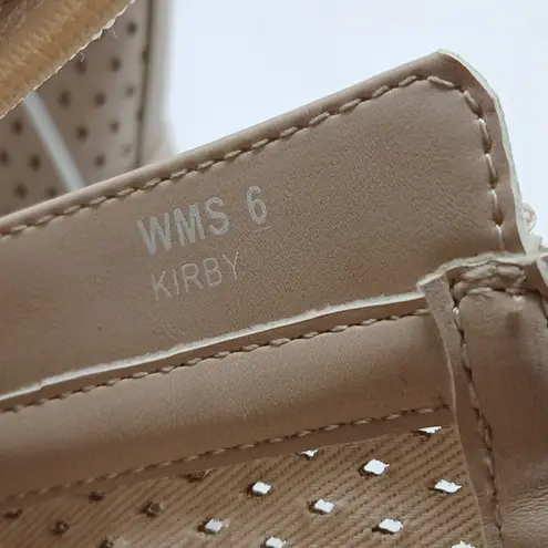 Dolce Vita Kirby Chunky Heel Ankle Boot Women's 6 Beige Western Shoes Cowgirl