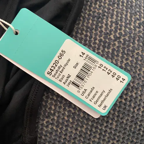 Seafolly Women's Twist Band Hipster Full Coverage Bikini Bottom Swimsuit