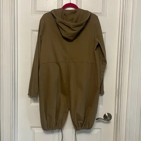 BDG M Olive Utility Jacket with Cinch bottom