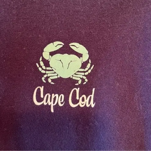 Cuffy’s The Cape Womens Hooded Long Sleeve Shirt Blue Size M