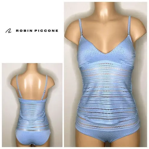 Robin Piccone New. pacific blue tankini set. XS. Retails $206