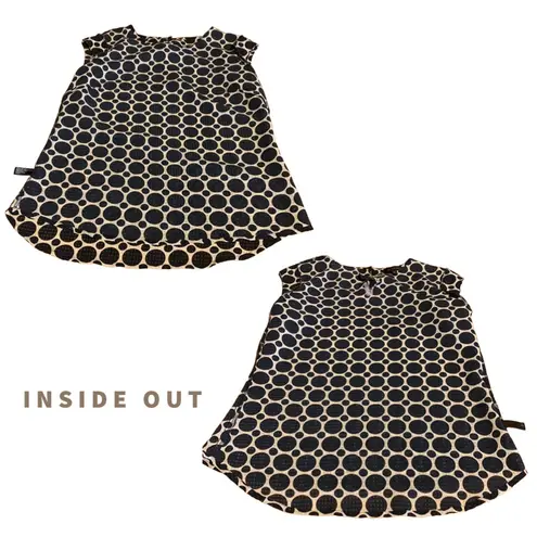 The Limited BLUE & WHITE POLKA-DOT TOP (XS)