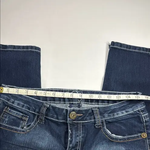 Vanity Blue Skinny Jeans with Stretch and Whiskering Size undefined