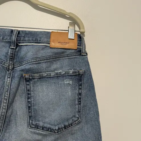 Moussy Vintage Gibraltar Straight Blue Jeans Size 29