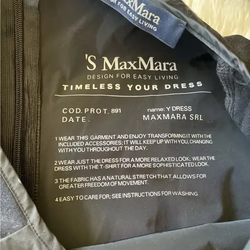 Max Mara S timeless your dress 2 piece dress viscose raglan sleeve pullover