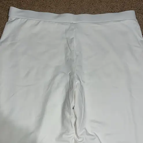 Sympli Zest Capri Signature Stretch Jersey Ankle Zip Pant White 16