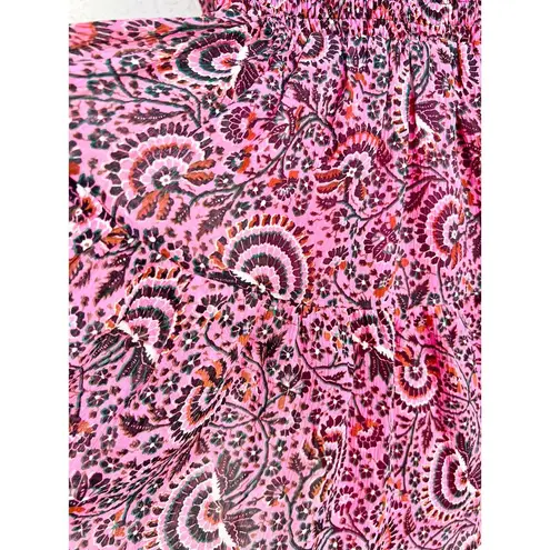 A.L.C Sari Silk Floral Long Sleeve V