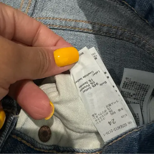 Moussy Vintage Glendale Skinny In Blue Size 24