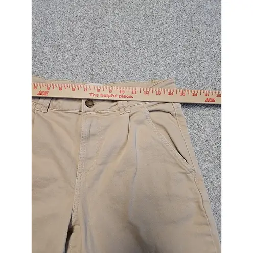 Sézane Sezane Jeans Womens 36 Beige Denim High Rise Hi-Rise Pleated Pants Barrel Leg