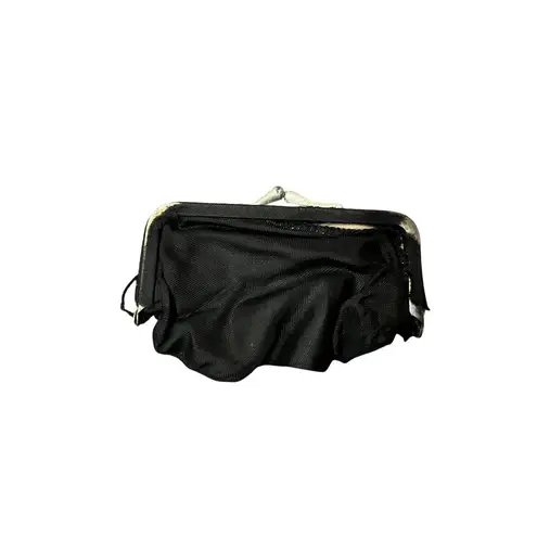 Vintage Corde Clutch Purse Black Art Deco Used Includes Coin Purse (Needs Repair