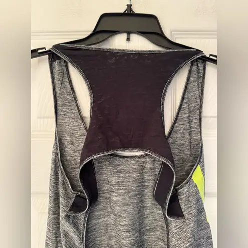 American Fighter X Affliction Women's Gray and Yellow Tank Top Size Large