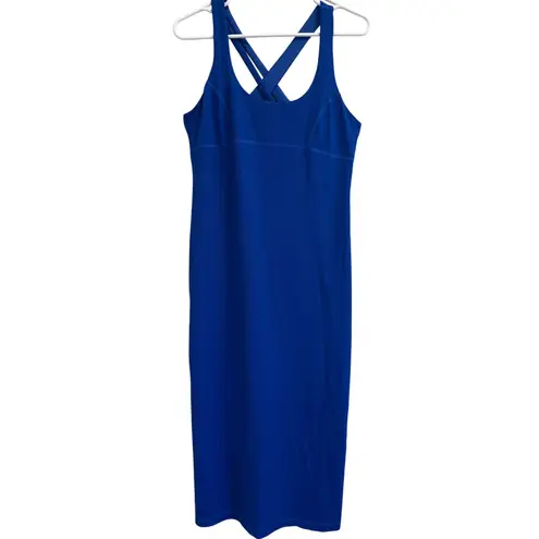 Sweaty Betty Emily Strappy Back Dress in Lightning Blue Size Large (10) Athletic