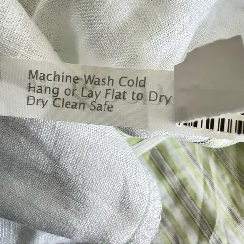 Ears Of Buddha Chrissy Sleeveless Silk Button Down Top Lace Detail Size XS‎ White